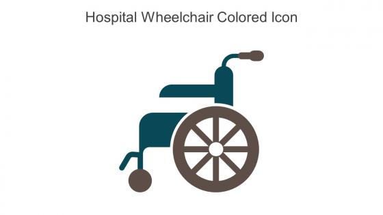 Hospital Wheelchair Colored Icon In Powerpoint Pptx Png And Editable Eps Format