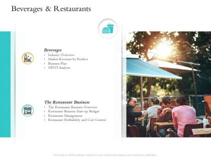 Hospitality management industry overview beverages and restaurants cost control ppts model