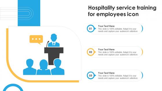 Hospitality Service Training For Employees Icon