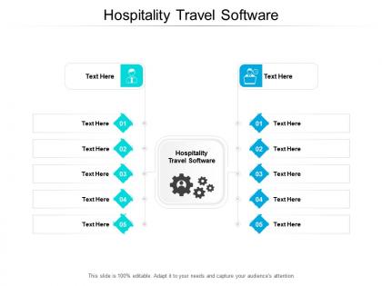 Hospitality travel software ppt powerpoint presentation layouts samples cpb