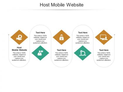 Host mobile website ppt powerpoint presentation infographics slides cpb
