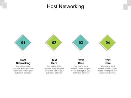 Host networking ppt powerpoint presentation gallery objects cpb