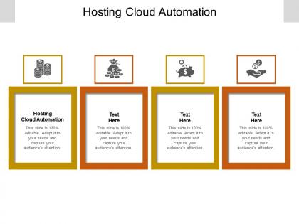 Hosting cloud automation ppt powerpoint presentation portfolio information cpb