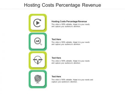 Hosting costs percentage revenue ppt powerpoint presentation slides good cpb