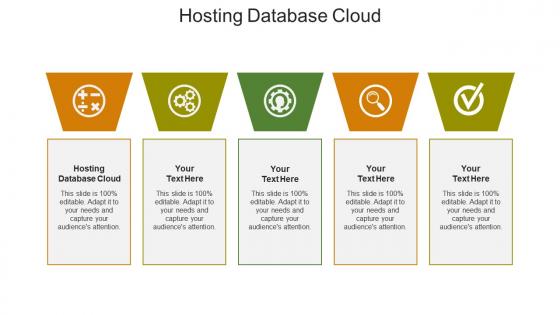 Hosting database cloud ppt powerpoint presentation ideas files cpb