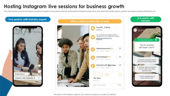 Hosting Instagram Live Sessions Effective Sales Networking Strategy To Boost Revenue SA SS