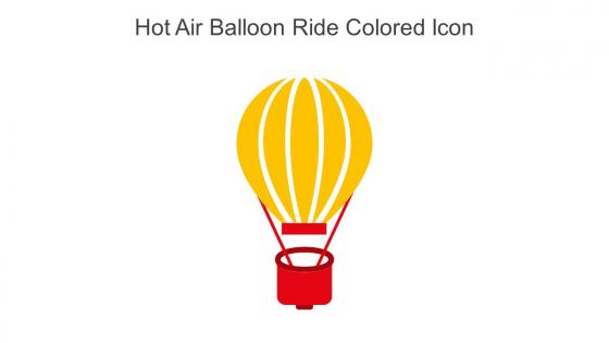 Hot Air Balloon Ride Colored Icon In Powerpoint Pptx Png And Editable Eps Format