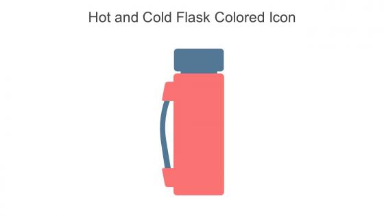 Hot And Cold Flask Colored Icon In Powerpoint Pptx Png And Editable Eps Format