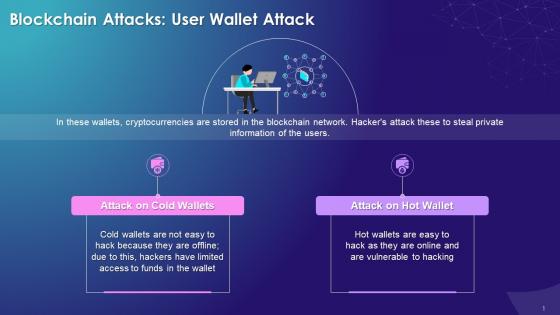 Hot And Cold User Wallet Attacks On Blockchain Training Ppt