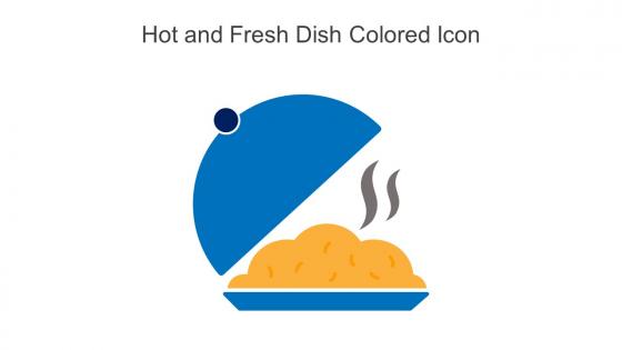 Hot And Fresh Dish Colored Icon In Powerpoint Pptx Png And Editable Eps Format