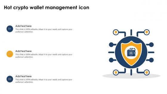 Hot Crypto Wallet Management Icon