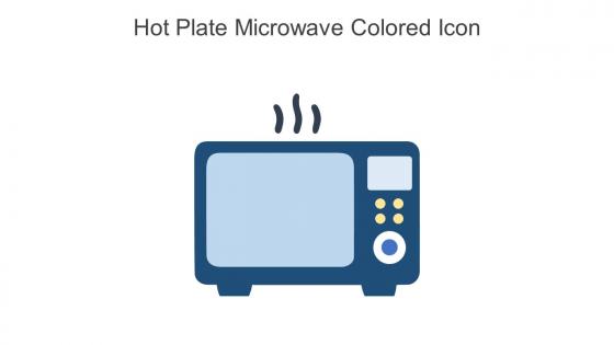Hot Plate Microwave Colored Icon In Powerpoint Pptx Png And Editable Eps Format