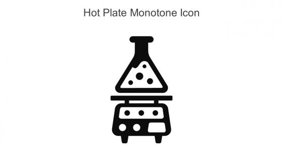 Hot Plate Monotone Icon In Powerpoint Pptx Png And Editable Eps Format