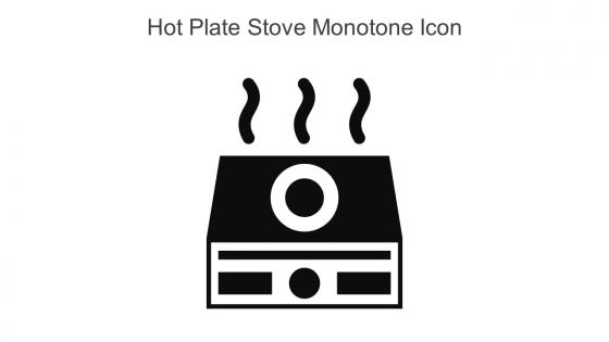 Hot Plate Stove Monotone Icon In Powerpoint Pptx Png And Editable Eps Format