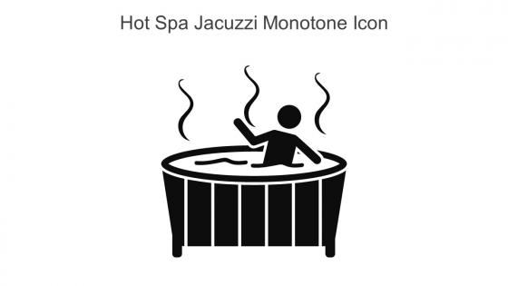 Hot Spa Jacuzzi Monotone Icon In Powerpoint Pptx Png And Editable Eps Format