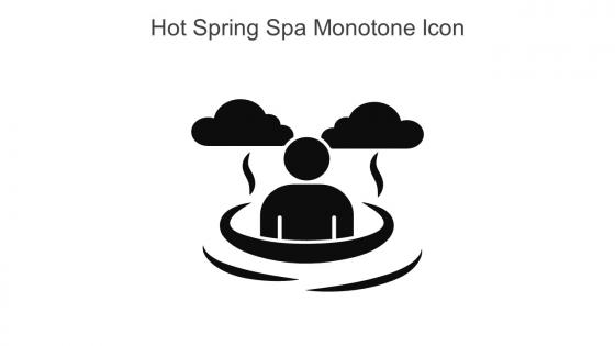Hot Spring Spa Monotone Icon In Powerpoint Pptx Png And Editable Eps Format