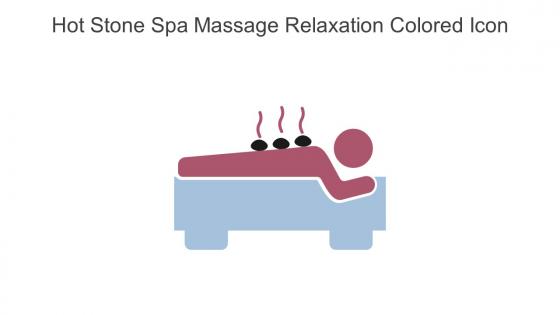 Hot Stone Spa Massage Relaxation Colored Icon In Powerpoint Pptx Png And Editable Eps Format
