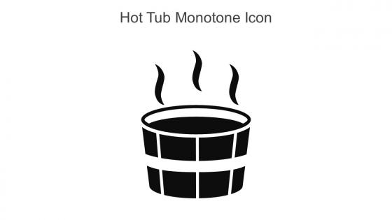 Hot Tub Monotone Icon In Powerpoint Pptx Png And Editable Eps Format