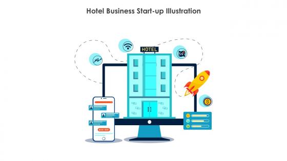 Hotel Business Start Up Illustration