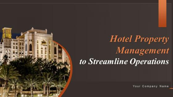 Hotel Property Management To Streamline Operations CRP CD