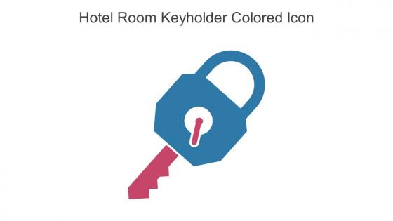 Hotel Room Keyholder Colored Icon In Powerpoint Pptx Png And Editable Eps Format