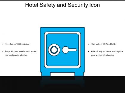 Hotel safety and security icon 4