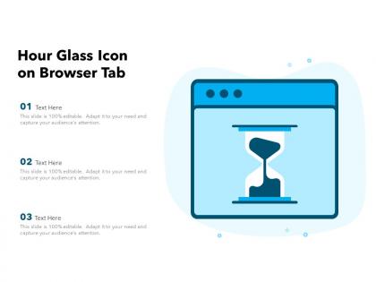 Hour glass icon on browser tab