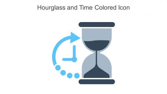 Hourglass And Time Colored Icon In Powerpoint Pptx Png And Editable Eps Format