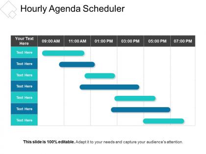 Hourly agenda scheduler presentation slides