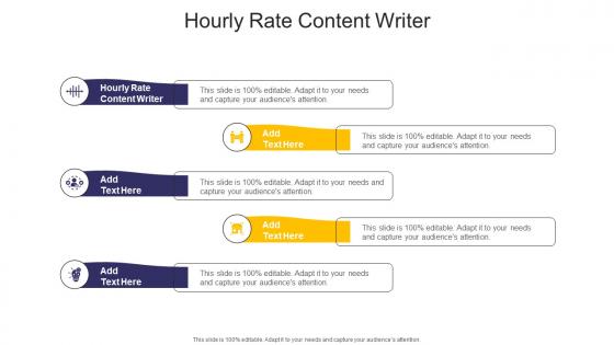 Hourly Rate Content Writer In Powerpoint And Google Slides Cpb