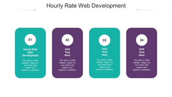 Hourly Rate Web Development In Powerpoint And Google Slides Cpb