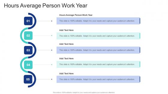 Hours Average Person Work Year In Powerpoint And Google Slides Cpb