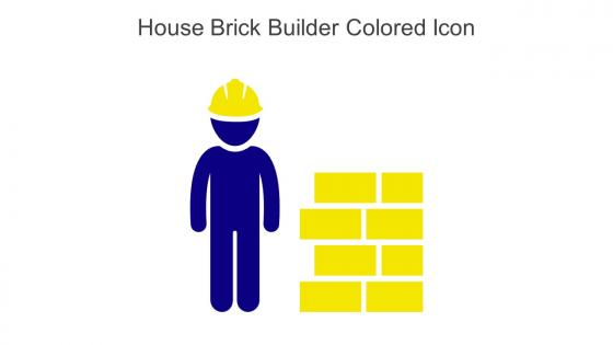 House Brick Builder Colored Icon In Powerpoint Pptx Png And Editable Eps Format
