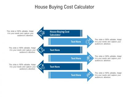 House buying cost calculator ppt powerpoint presentation model topics cpb