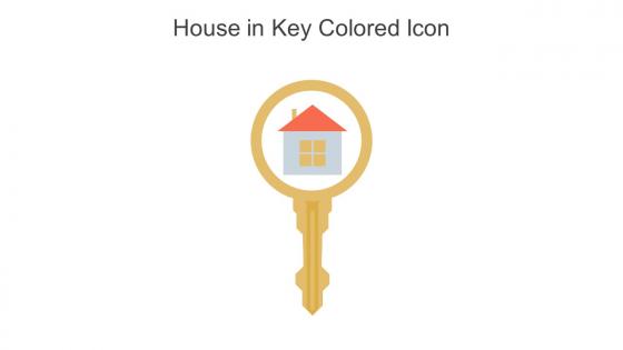 House In Key Colored Icon In Powerpoint Pptx Png And Editable Eps Format