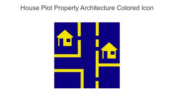 House Plot Property Architecture Colored Icon In Powerpoint Pptx Png And Editable Eps Format