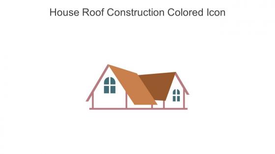 House Roof Construction Colored Icon In Powerpoint Pptx Png And Editable Eps Format