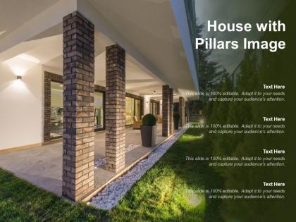 House with pillars image