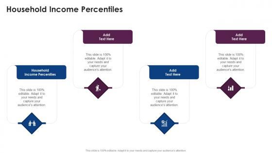 Household Income Percentiles In Powerpoint And Google Slides Cpb