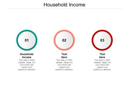 Household income ppt powerpoint presentation model maker cpb
