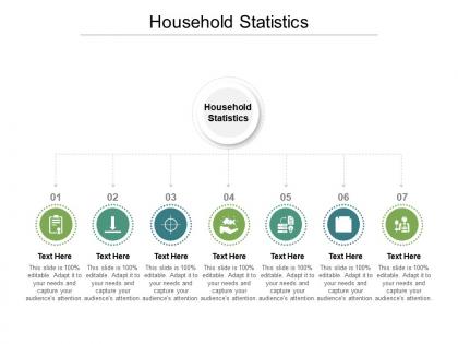 Household statistics ppt powerpoint presentation summary slideshow cpb