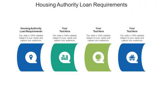 Housing authority loan requirements ppt powerpoint presentation inspiration backgrounds cpb
