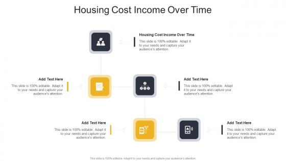 Housing Cost Income Over Time In Powerpoint And Google Slides Cpb