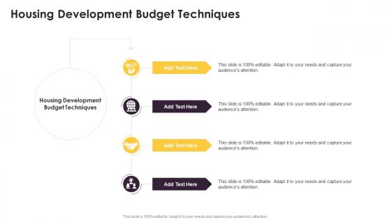 Housing Development Budget Techniques In Powerpoint And Google Slides Cpb