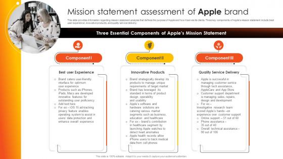 How Apple Competent Mission Statement Assessment Of Apple Brand Branding SS V