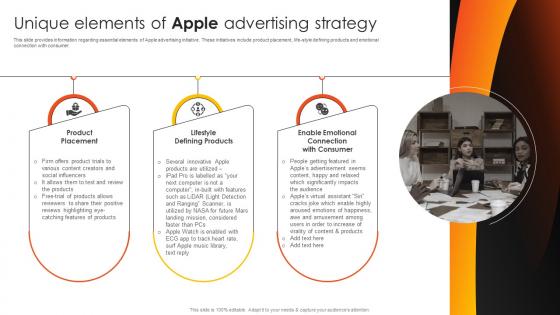 How Apple Competent Unique Elements Of Apple Advertising Strategy Branding SS V