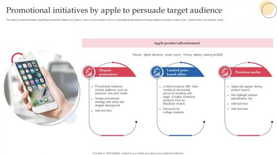 How Apple Connects With Potential Audience Promotional Initiatives By Apple To Persuade Target Audience
