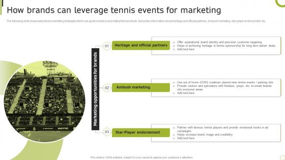 How Brands Can Leverage Tennis Events Sporting Brand Comprehensive Advertising Guide MKT SS V