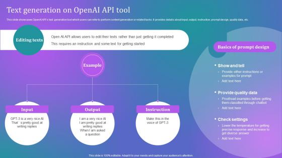 How Businesses Can Integrate Text Generation On Openai Api Tool Chatgpt SS V