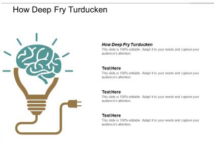 How deep fry turducken ppt powerpoint presentation portfolio styles cpb
